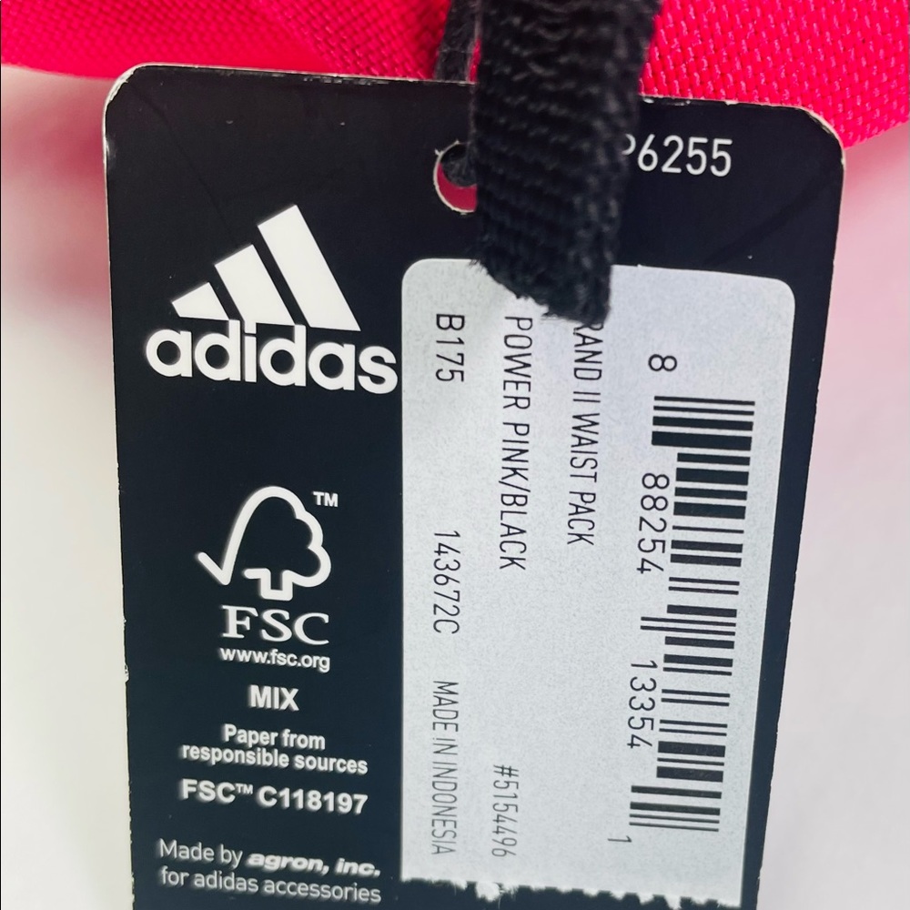 Adidas waist sport bag Pink /Black - Picture 11 of 12